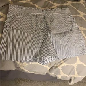 J crew seersucker shorts